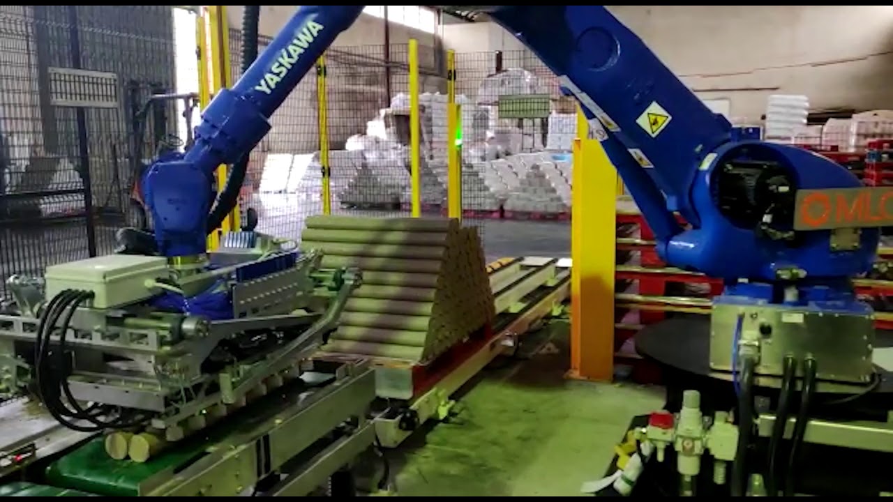 Robô Paletizador/Fully Automatic Robot Palletizer System