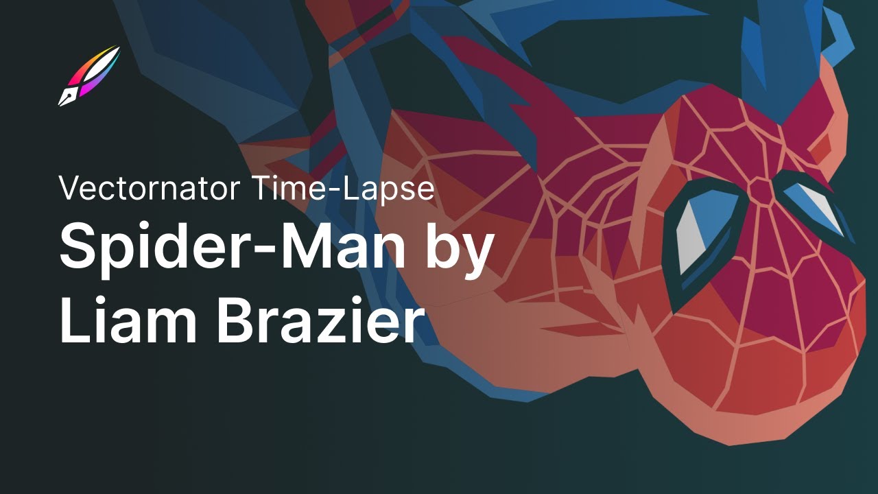 Spider-Man by Liam Brazier | Linearity Curve Time-lapse #Shorts