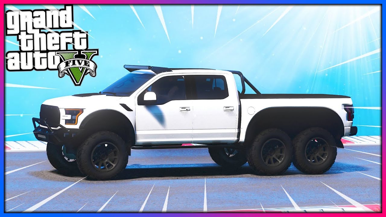 Угон СУПЕР РЕДКОГО Raptor 6x6!! (Модификации GTA 5)