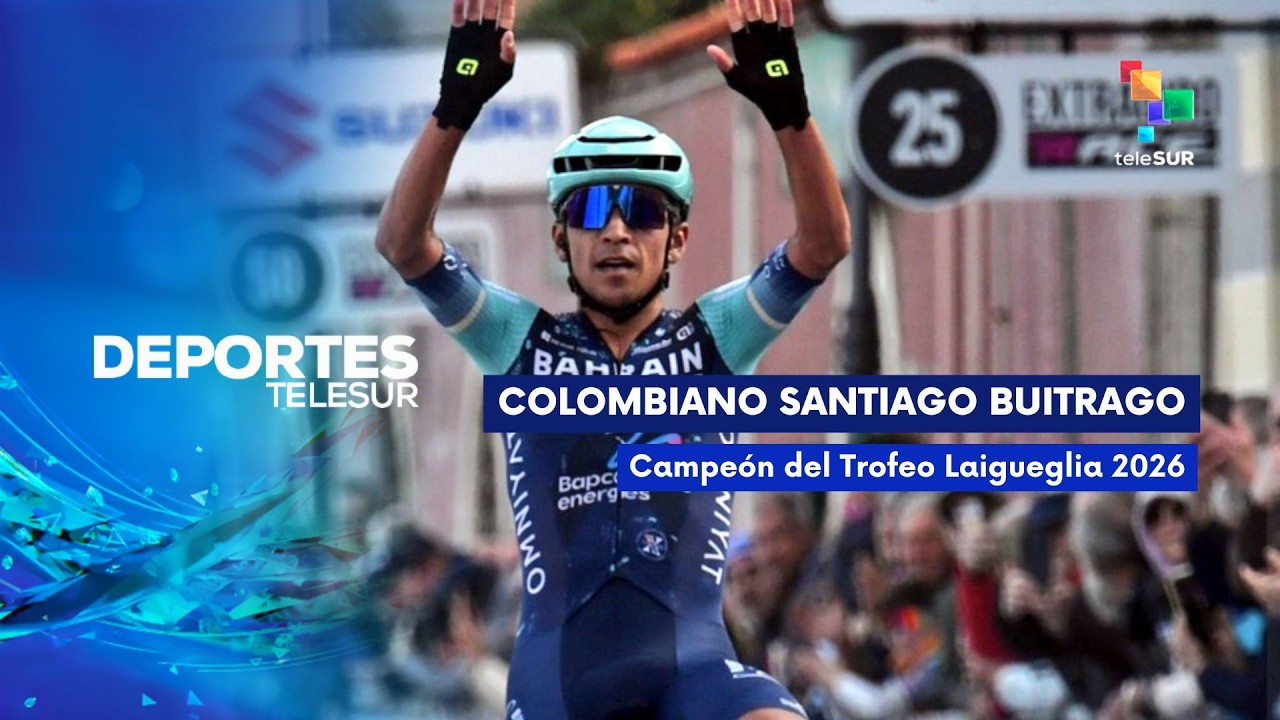 DEPORTES TELESUR | Santiago Buitrago campeón del Trofeo de Laigueglia 2026 04-03-2026