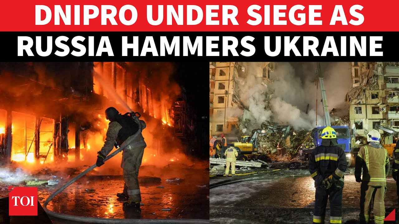 Dnipro Falls Under Fire As Putin Escalates Assault; Russia Unleashes 458 Drones, Missiles&nbsp;|&nbsp;Watch