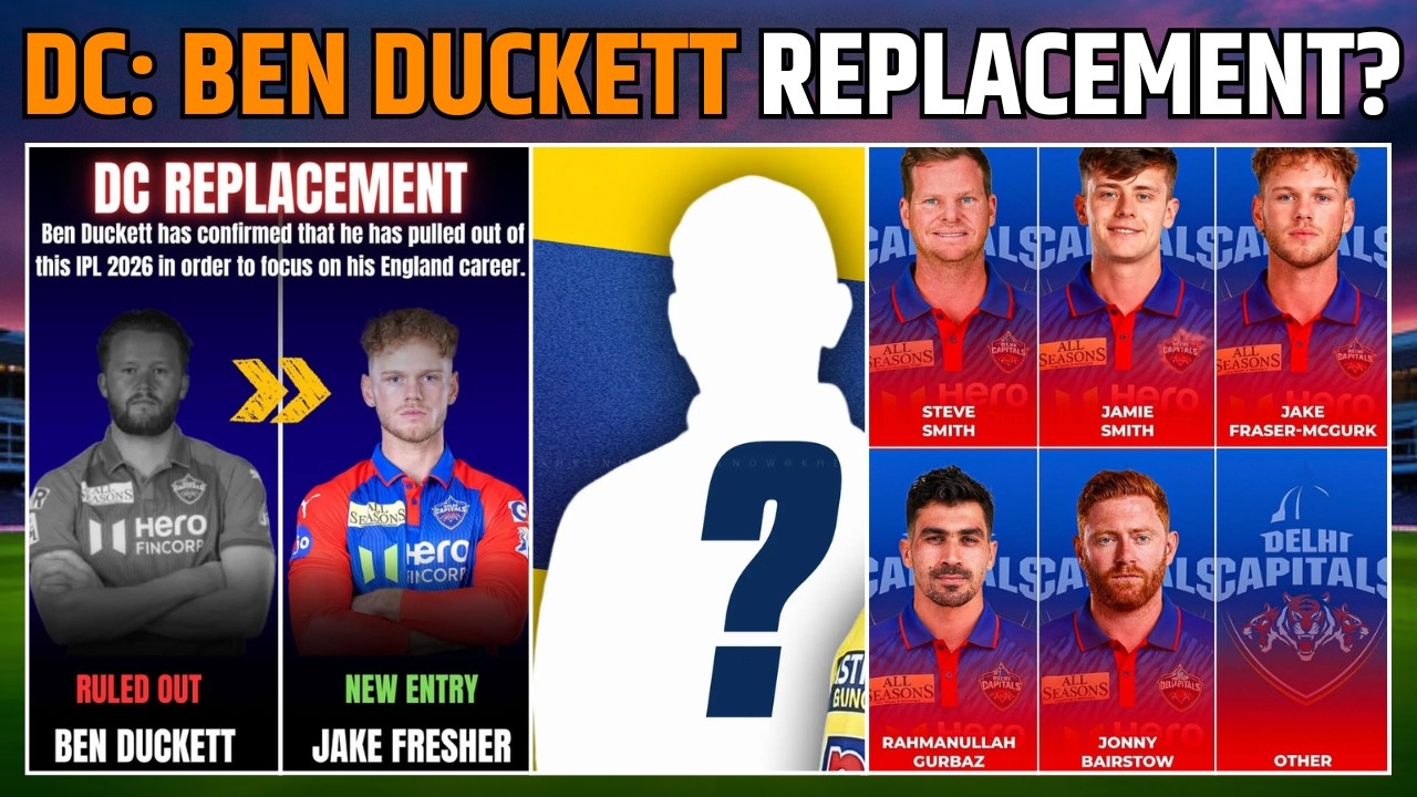 IPL 2026 DC: Scary Batter Ready to Replace Ben Duckett In Delhi Capitals | Who Will Be Replaced?