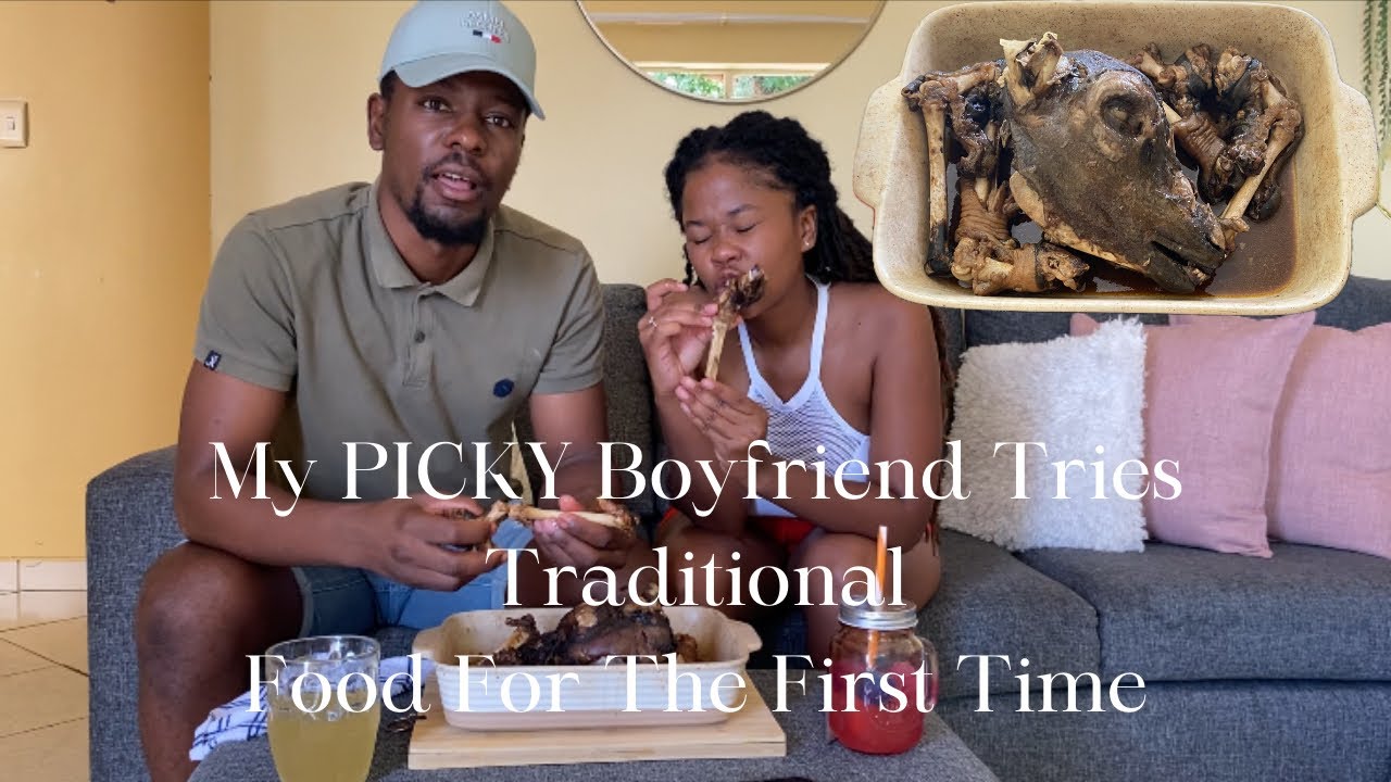 My Picky African Boyfriend Tries Traditional Food For The First Time‼️| Namibian YouTuber
