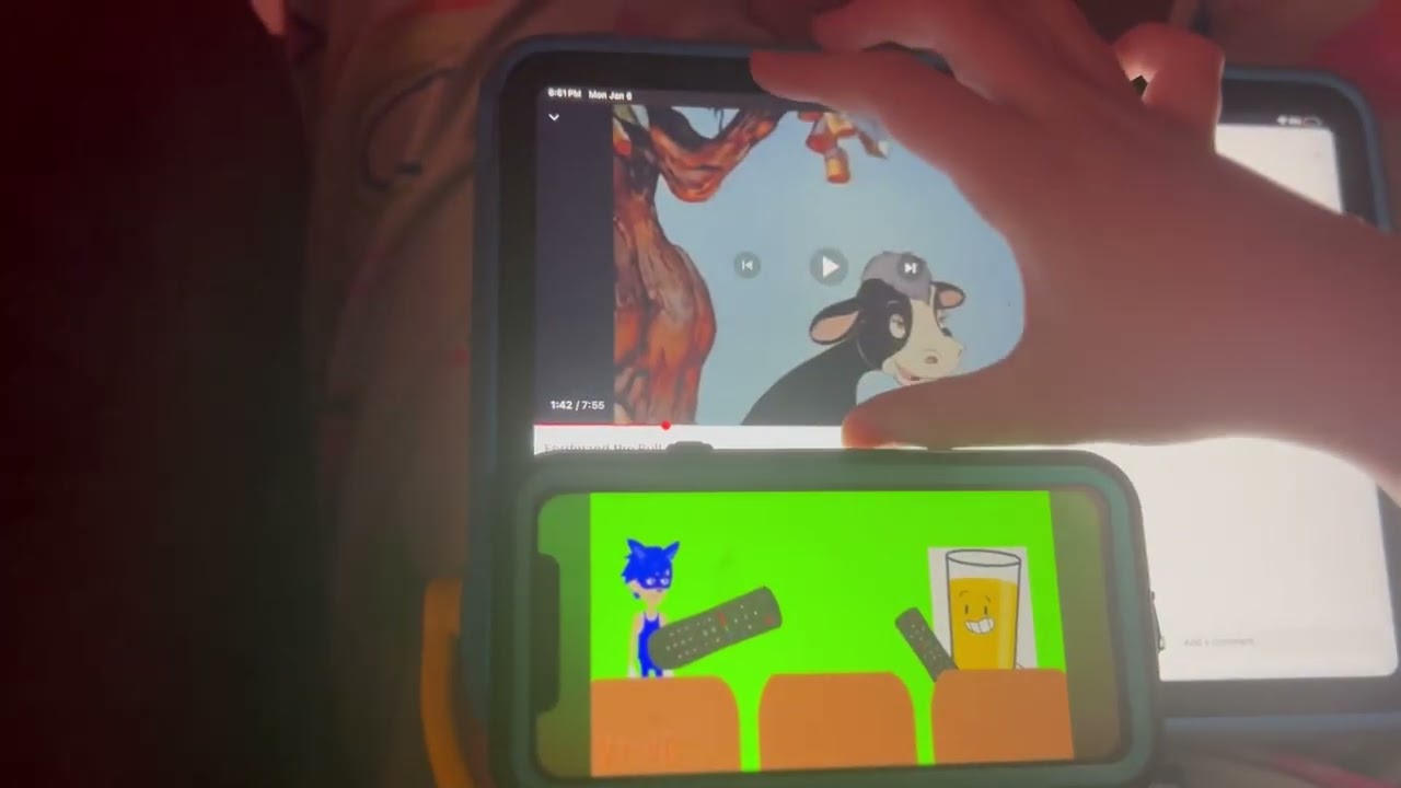 Sonic and OJ at the Cinema Ferdinand the Bull