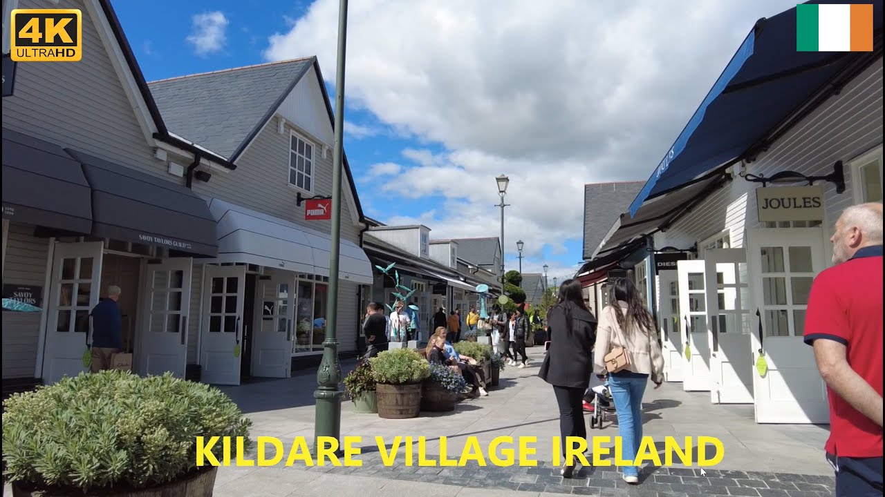 4K Kildare Village Walk in Ireland