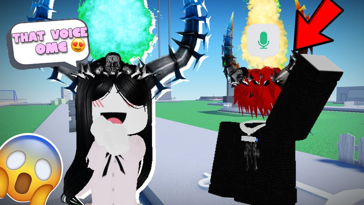 TROLLING EGIRLS as a EGIRL with MY DEEP VOICE... In Roblox Voice Chat