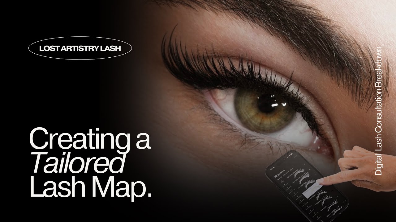 Lash Consultation / Creating a tailored Eyelash Extension Map /  Styling 101 / Fox eye lash set