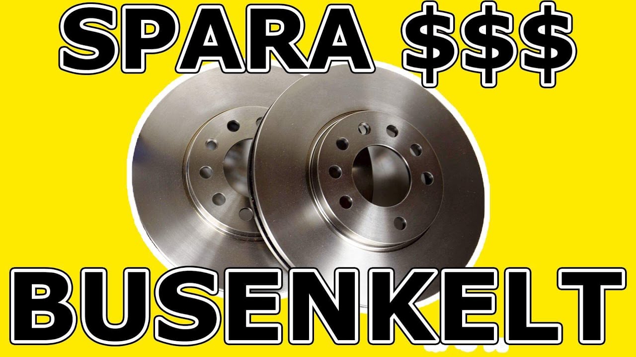 SÅ BYTER MAN BROMSAR PÅ BILEN!