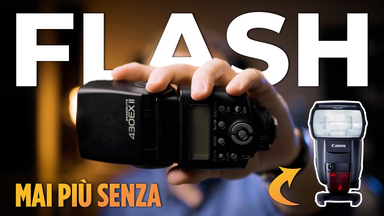 Tutorial per il FLASH Speedlite a Slitta | Come usare i Cobra per fare Foto Perfette Senza Sbagliare