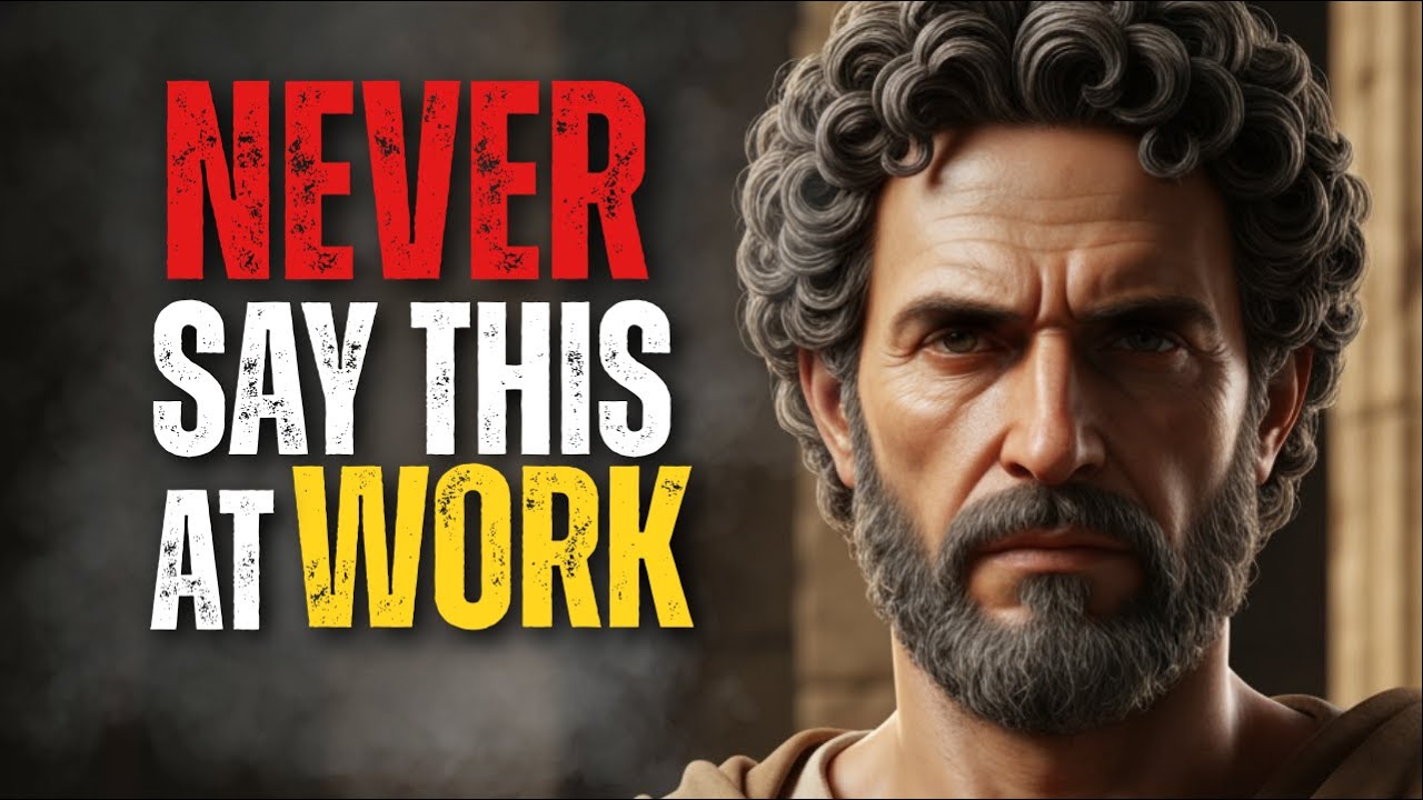 Never Say This at Work If You Want Respect (Stoic Psychology)