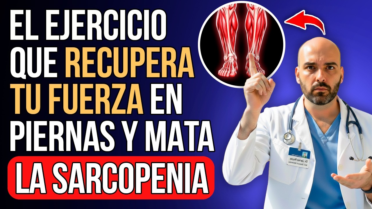 ADULTO MAYOR: 5 Ejercicios que RECUPERA el Músculo y DESTRUYE la Sarcopenia