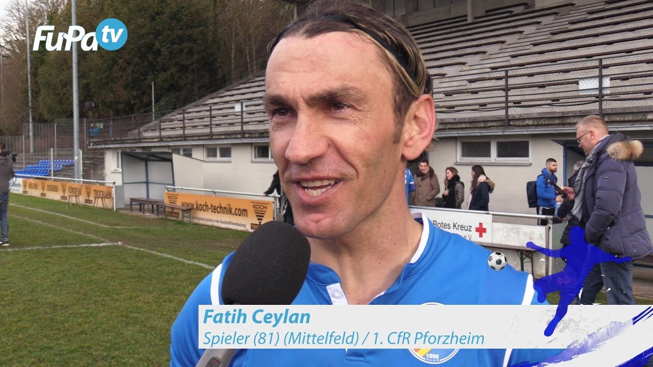 Fatih Ceylan - 1. CfR Pforzheim - zum Spiel vs. 1. Göppinger SV, im FuPa.tv-Interview am 2.3.2019