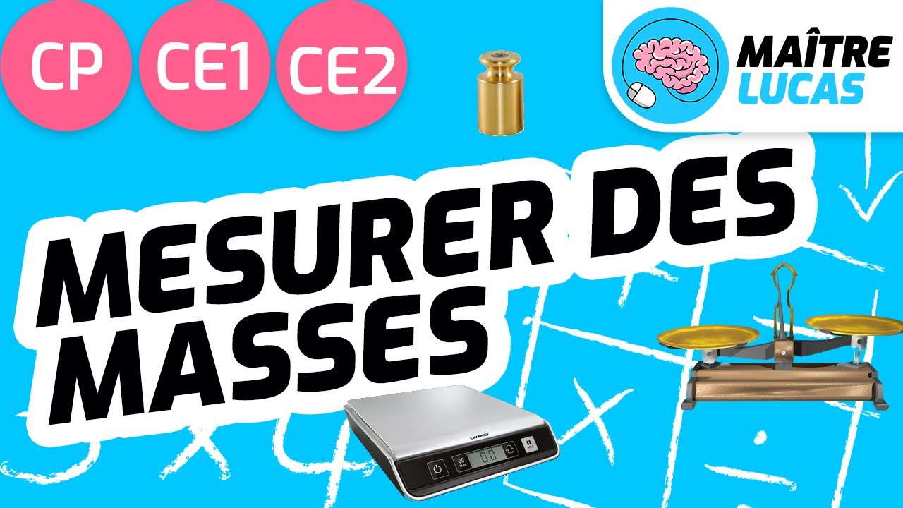 Mesurer des masses CP - CE1- CE2 - Cycle 2 - Grandeurs et mesures - Maths