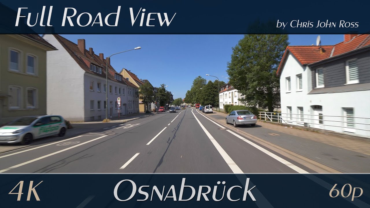 Osnabr&uuml;ck, Germany: Widukindland - Bremer Stra&szlig;e - 4K (2160p/60p) Ultra HD