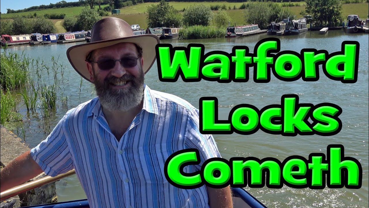 122. Narrowboat cruising to Watford Staircase Locks on a Glorious Sunny Day