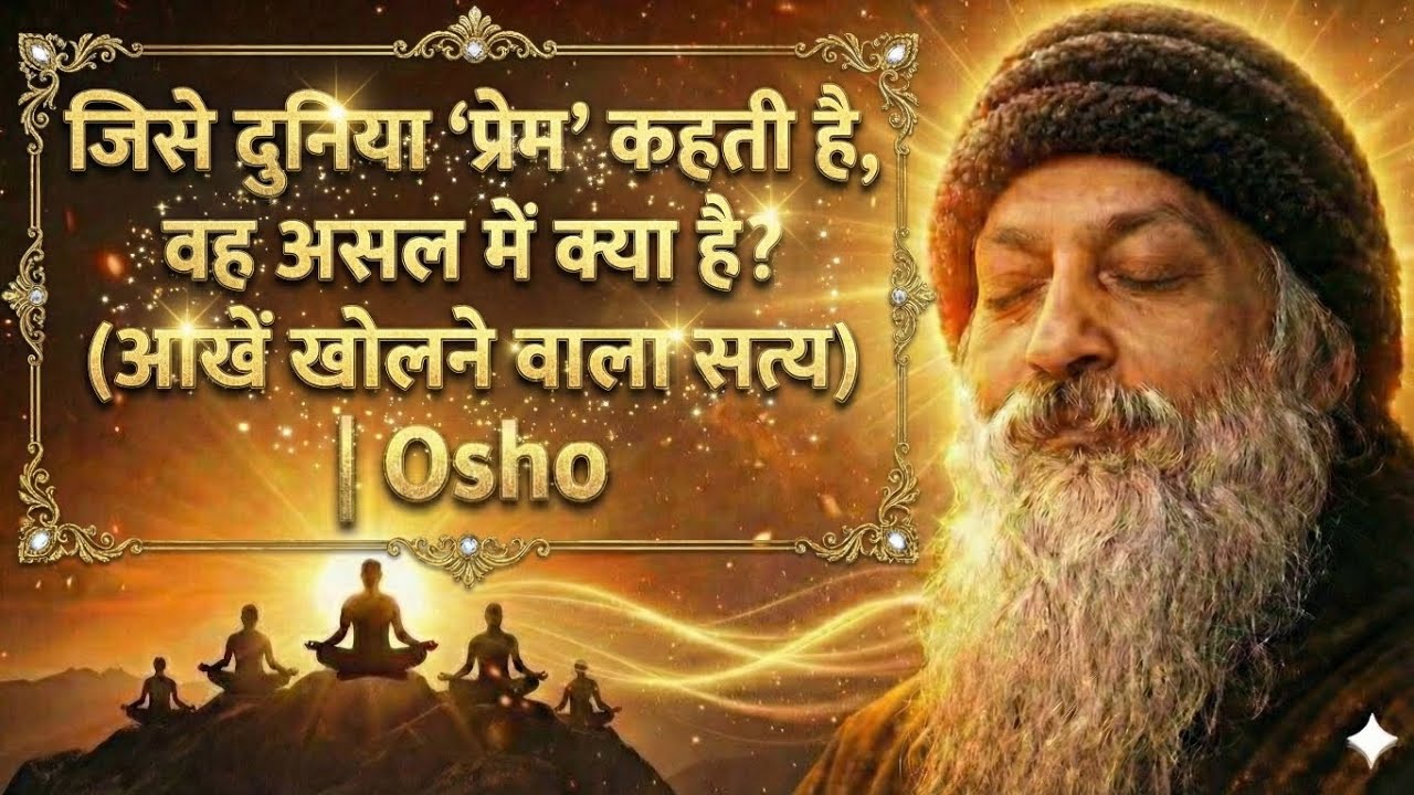 क्या जिसे तुम प्रेम कहते हो, वह प्रेम है? (ओशो का प्रेम सूत्र)