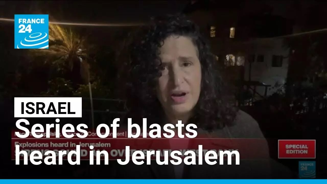 Series of blasts heard in Jerusalem as sirens sound all over Israel • FRANCE 24 English