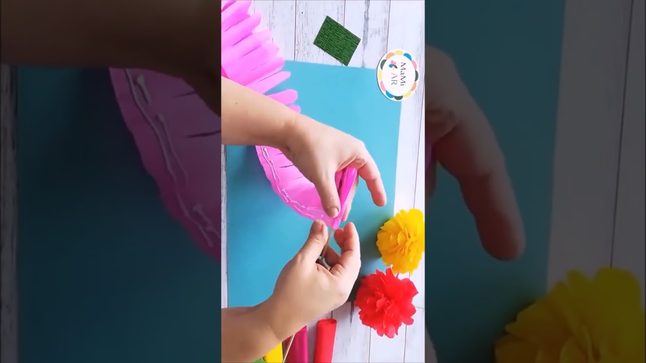 Niesamowite kwiaty z bibuły #papercraft #diyflower #kwiatyzbibuły