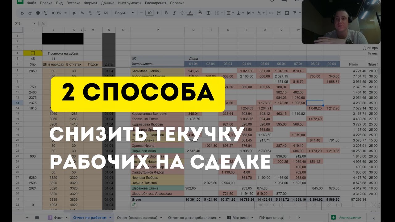 2 способа снизить текучку рабочих на сделке