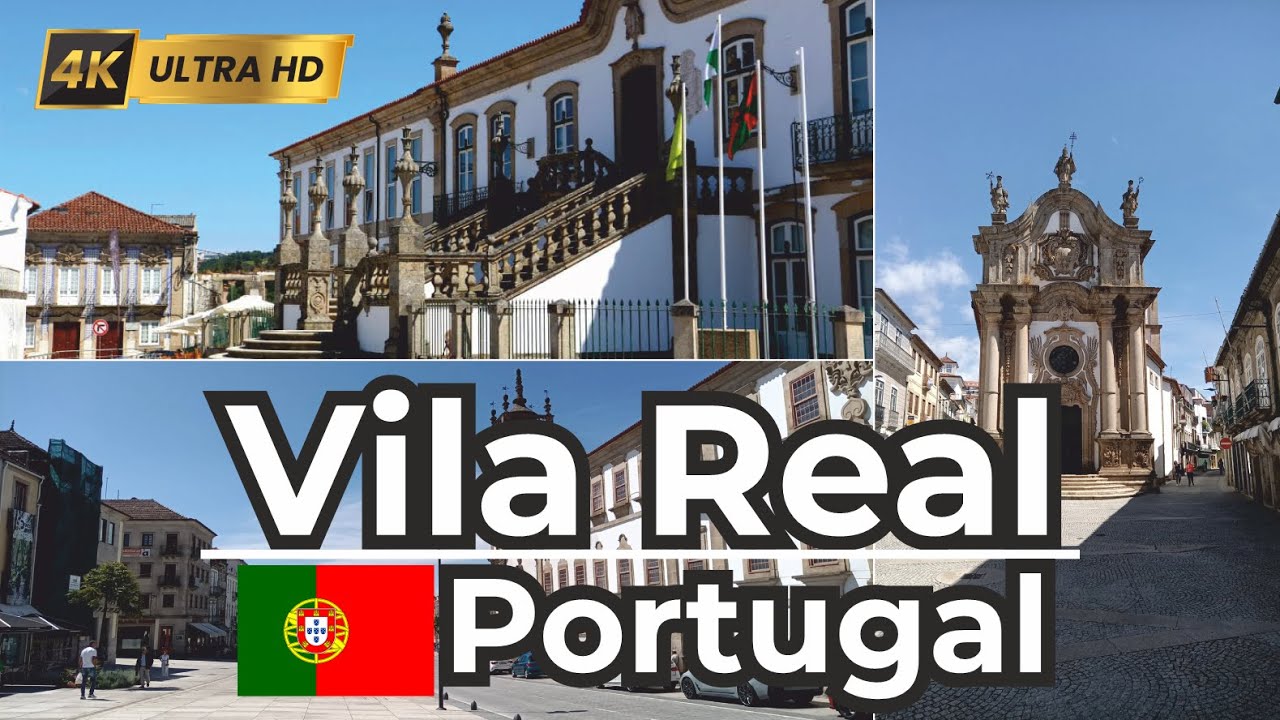 🇵🇹 Explore Vila Real , Portugal | 4K Walking Tour of Palaces, Streets & Hidden History