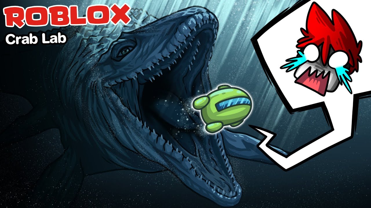 Roblox: Crab Lab 🦀 Giant Prehistoric Fish vs. Submarine!!!