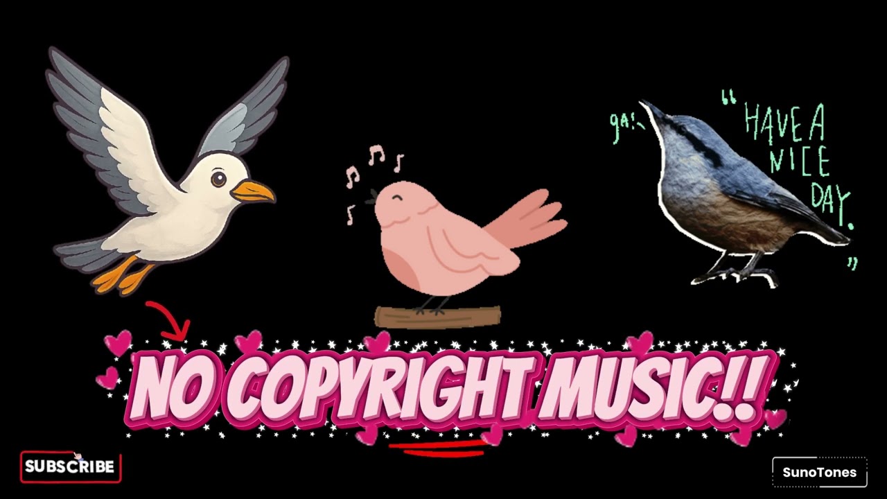 No Copyright Music Birds 🎧 Free Background Music for YouTube | Royalty Free Music 2026 | SunoTones