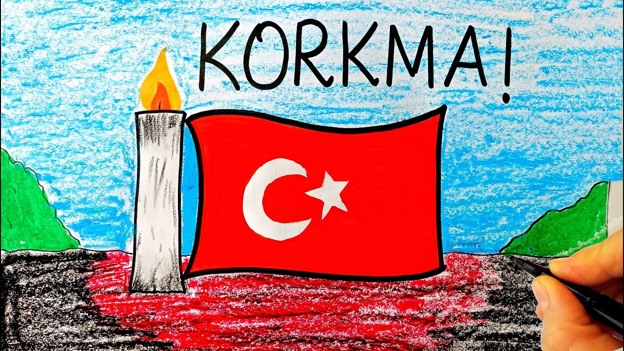 İstiklal Marşı'nın Kabulü Resmi - 12 Mart Resmi - İstiklal Marşının Kabulü İle İlgili Resim Çizimi