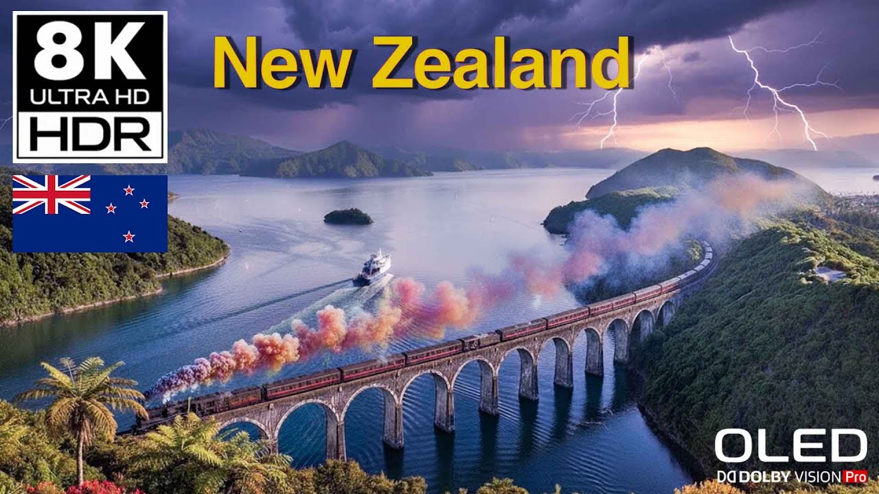 🇳🇿 New Zealand in 8K ULTRA HD &mdash; Relaxing Cinematic Journey Through the Most Beautiful Places