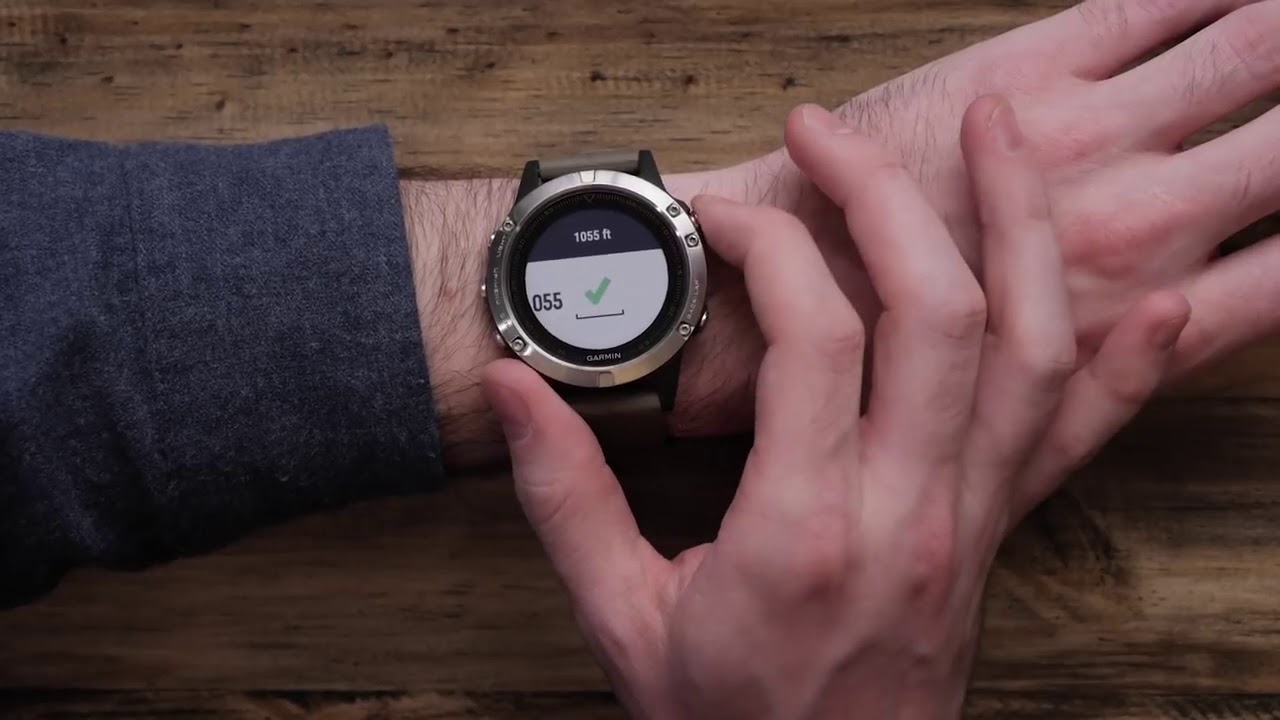 Garmin Fenix 5 How to: Altimeter Calibration
