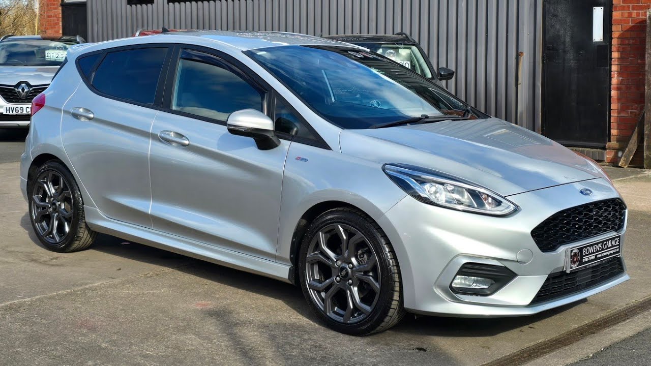 2020 (20) Ford Fiesta ST-Line Edition 1.0 E/B 5Dr in Moondust Silver. 13k Miles. 4 Services. £13,500