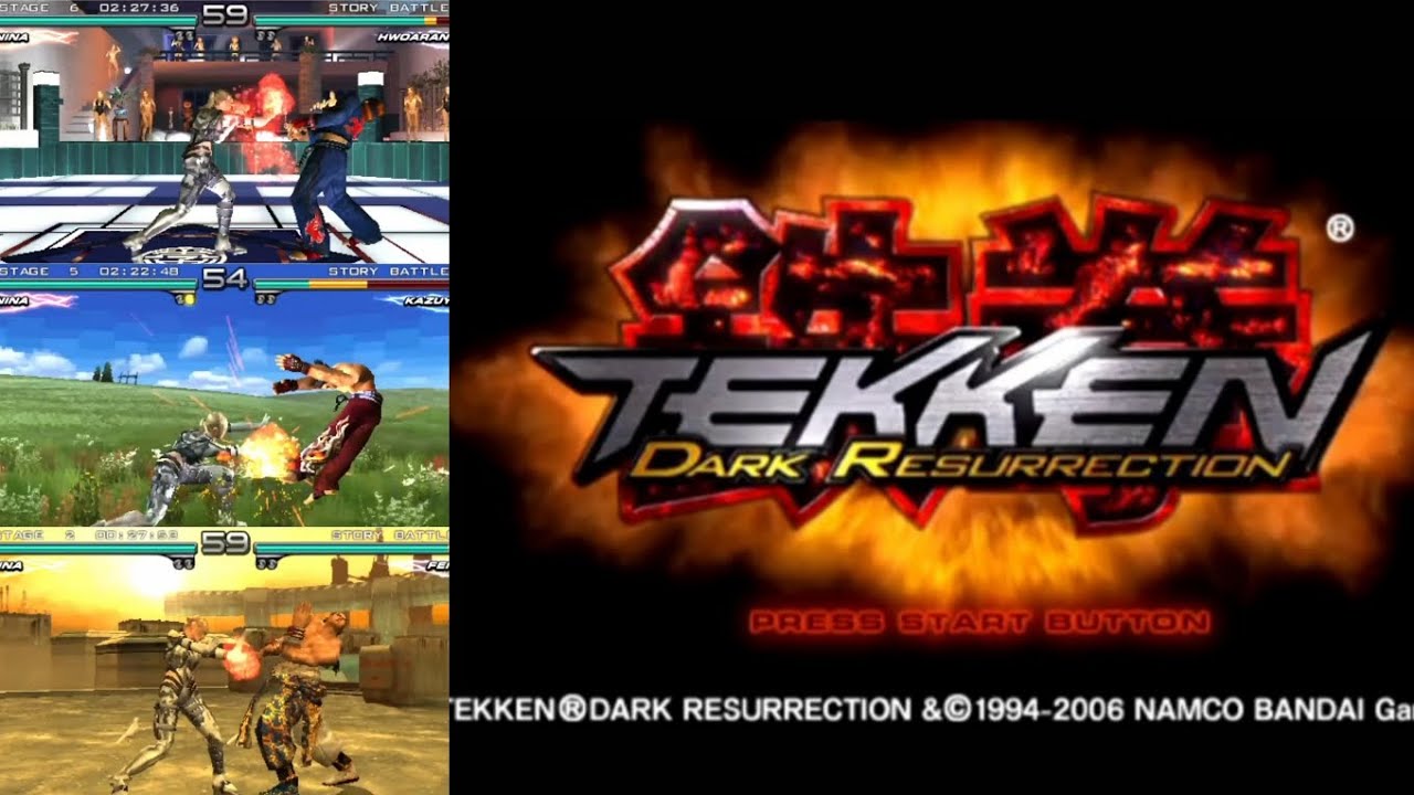 Nina Williams Tekken 5 Dark Resurrection Gameplay (02/11)