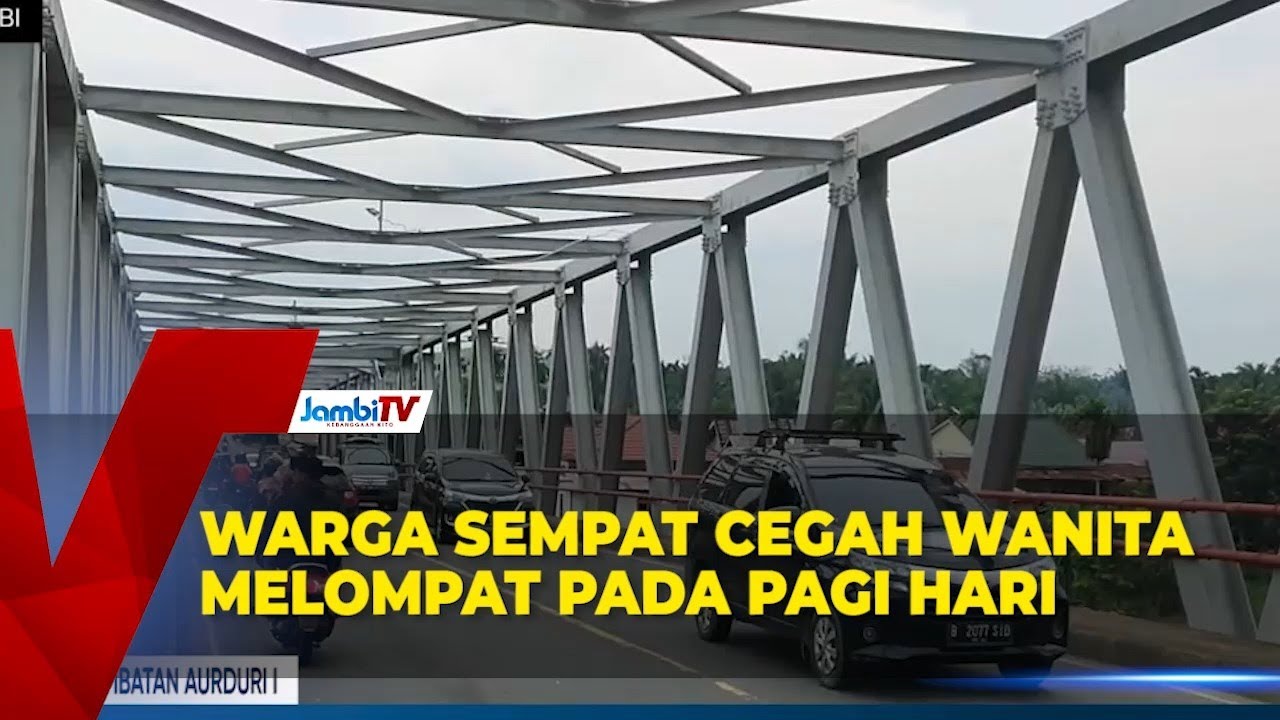 WARGA SEMPAT CEGAH WANITA MELOMPAT PADA PAGI HARI