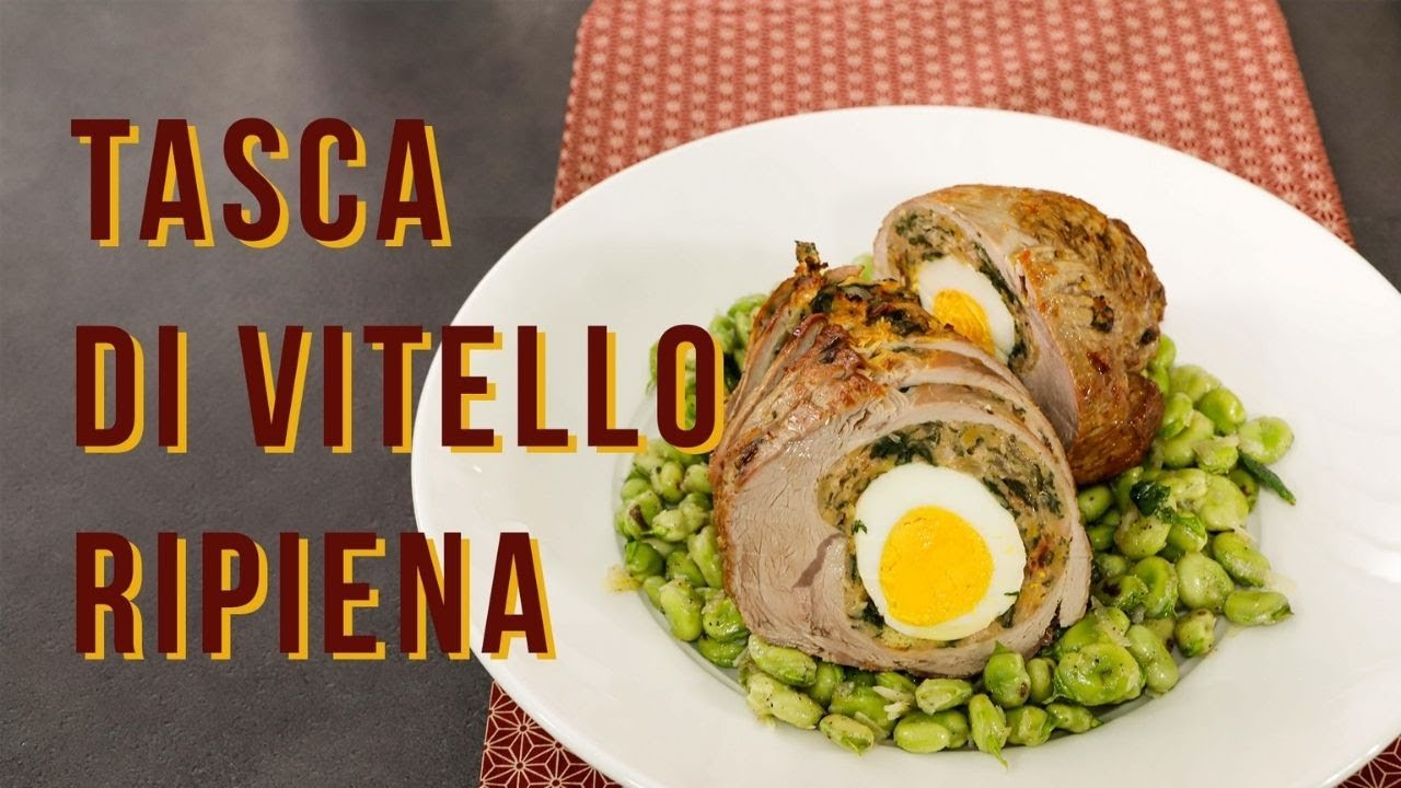 Tasca di vitello ripiena | Ricette di pasqua | Sfizioso