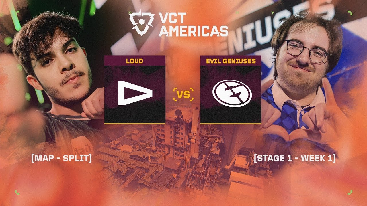 LOUD vs. EG - VCT Americas Kickoff - Day 1 - Map 01