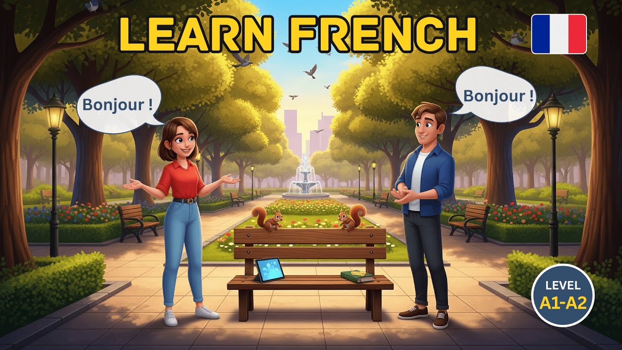 Learn French with a Story: The First Day of School (A1-A2 Beginner)
