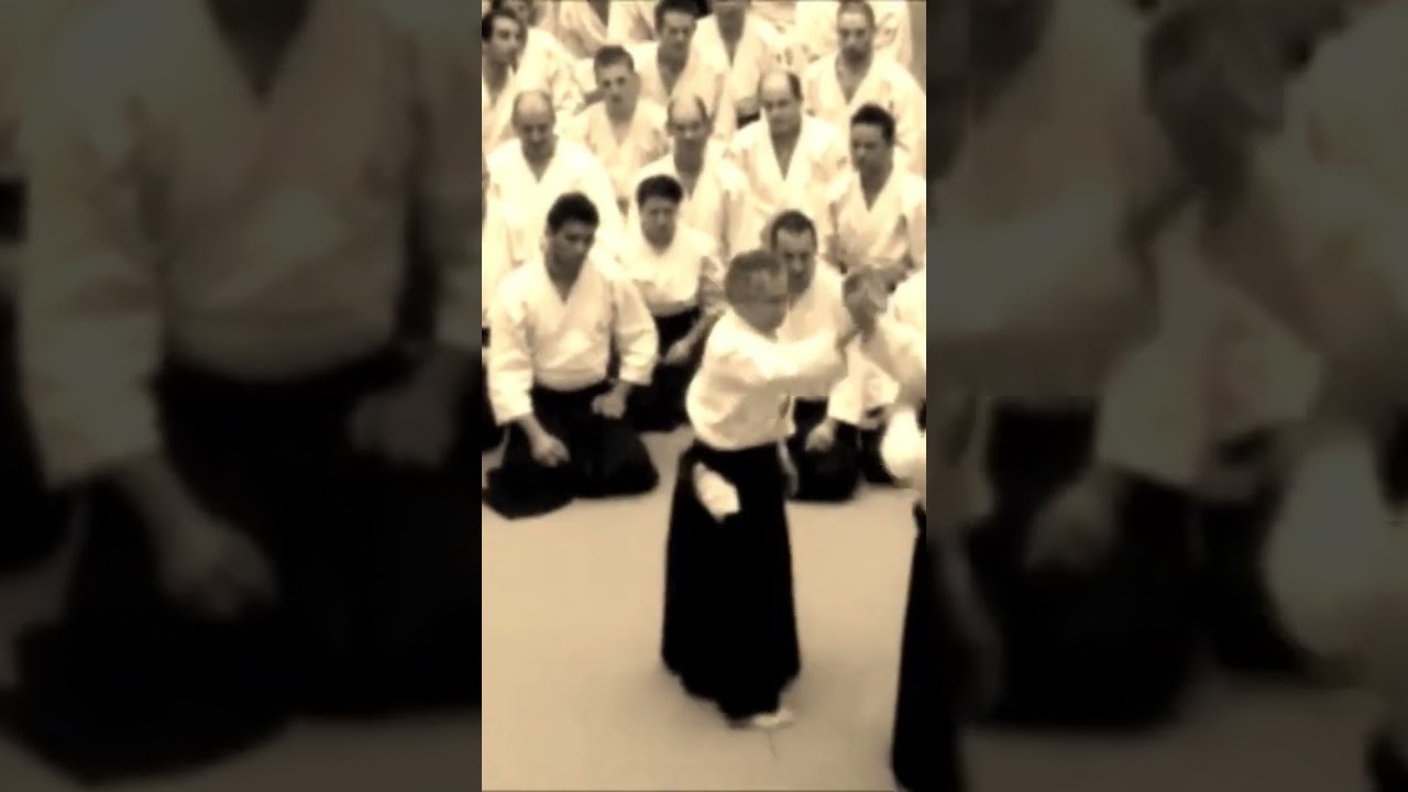 Nobuyoshi Tamura shihan shiho nage #aikido #martialarts