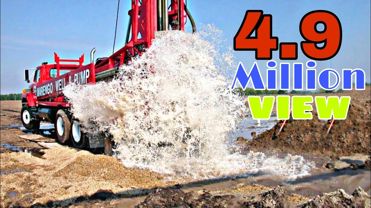 Borewell drilling from village || 70 फीट मे फूल पानी || live camera video