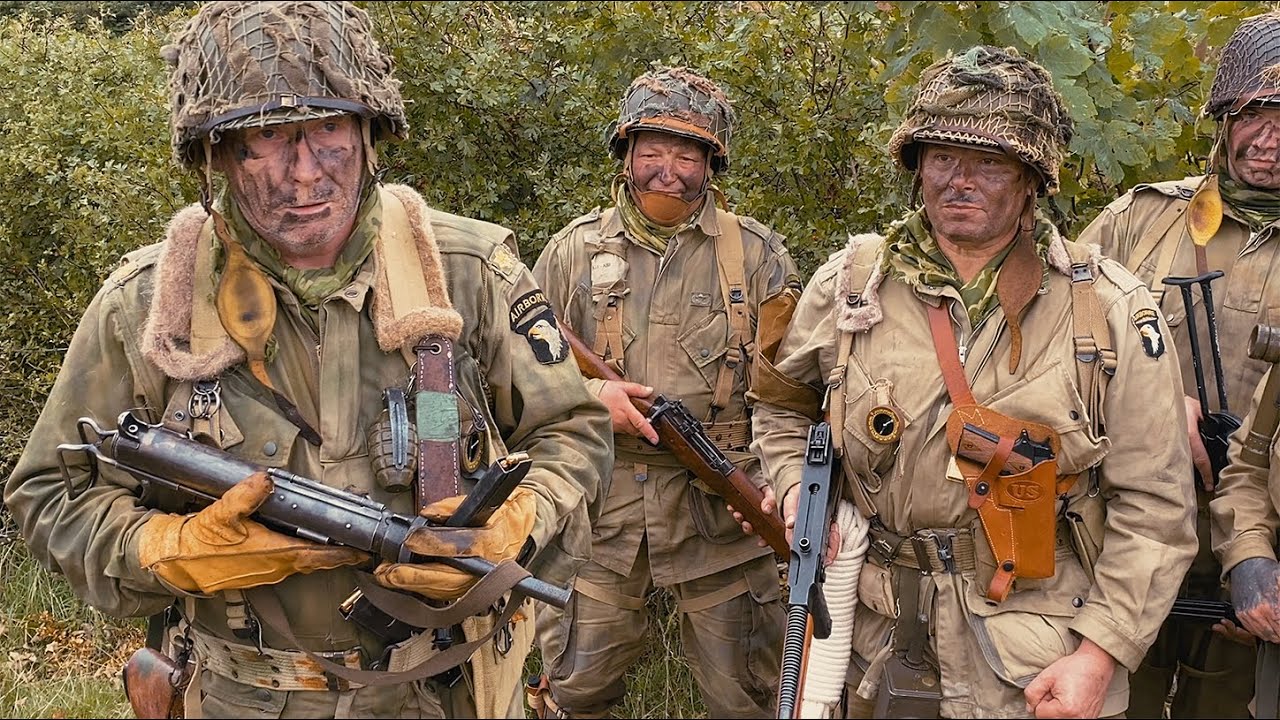 WW2 Film featuring 101st AIRBORNE - 