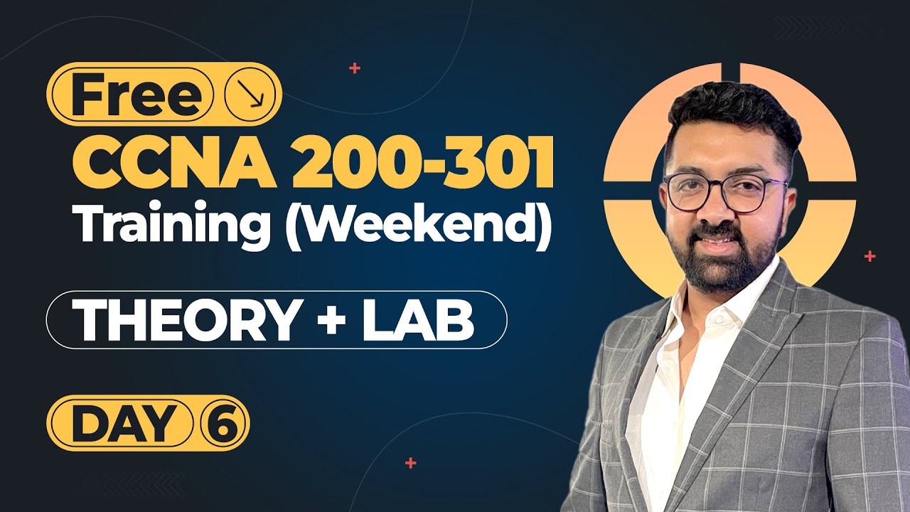 Day 6 - FREE CCNA 200-301 Training by  @PyNetLabs   #ccnatraining #ccna200_301 #ccnafullcourse