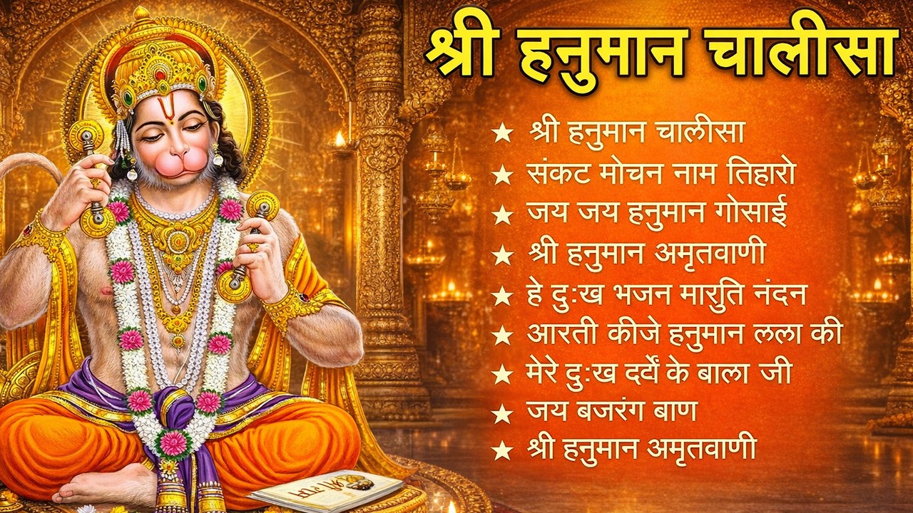 श्री हनुमान चालीसा 🌺🙏 Shree Hanuman Chalisa Original Video 🙏🌺 Gulshan Kumar Hariharan Full HD