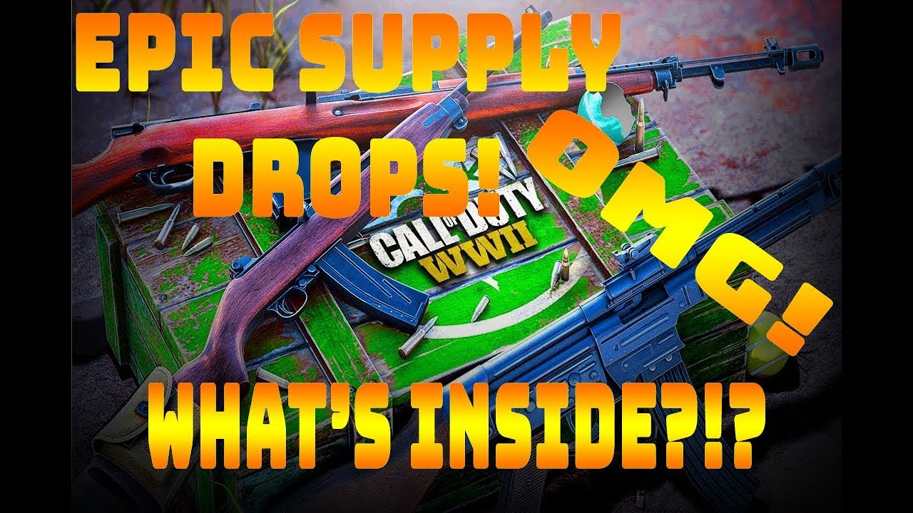 EPIC SUPPLY DROP OPENING! 20+ RARE SUPPLY DROPS | COD WW2