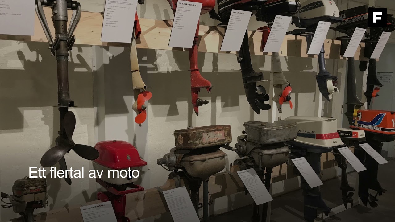 Fritidsbåtsmuseets motorsamling