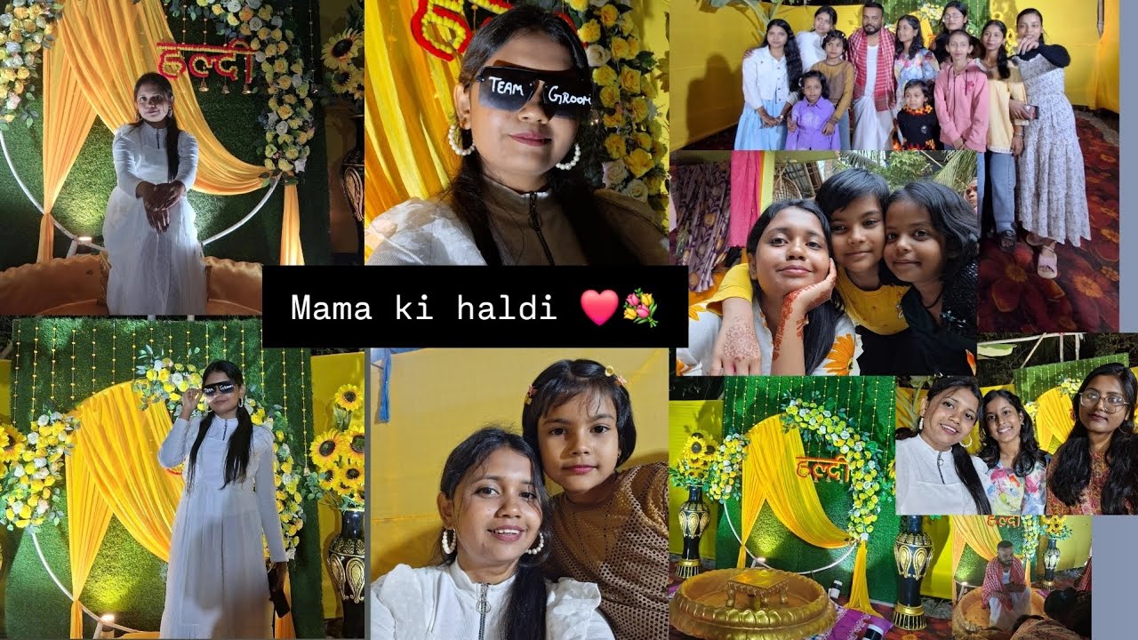 Haldi ceremony ♥️🥳#vlog 