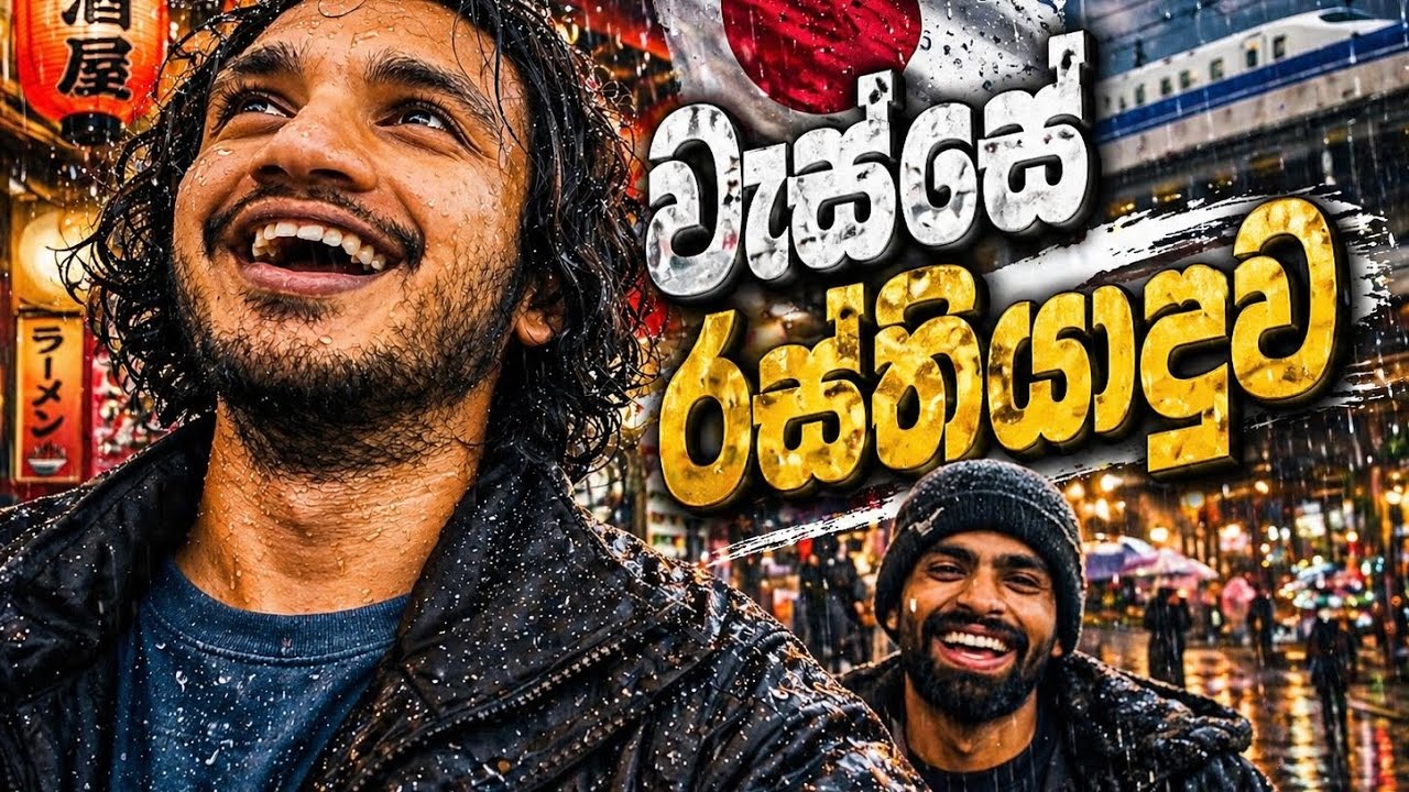 නිවාඩු දවසේ වැස්සේ තෙමීගෙන ජෝගි නැටුවා | Plans ඔක්කොම වතුරේ! | Typical Rainy Day Vlog in Japan
