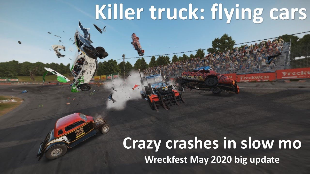 Killer Truck: crazy crashes and flying cars in slow motion - Wreckfest Tournament 2020