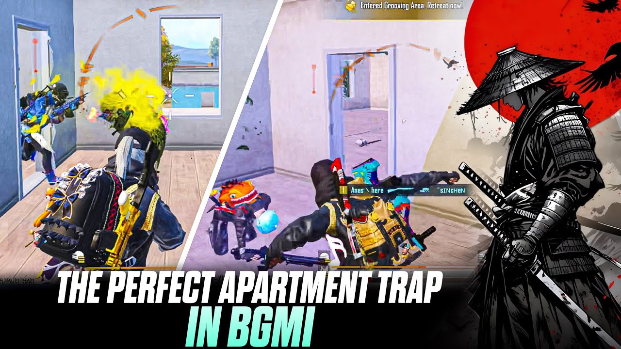 THE PERFECT TRAP IN APARTMENT ! MOST CALCULATED APARTMENT CLUTCH EVER BGMI PUBGMOBILE 