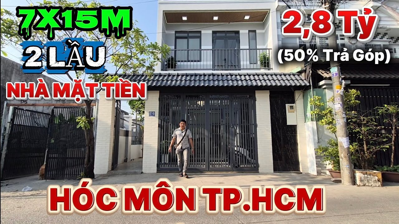 👉Cực hiếm! Nhà mặt tiền Hóc Môn 7x15m – 2 lầu rộng rãi, thông ra chợ Hóc Môn, gần ngã tư Giếng Nước