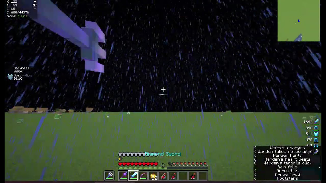 Beating the warden is easy, you just need a good texture pack