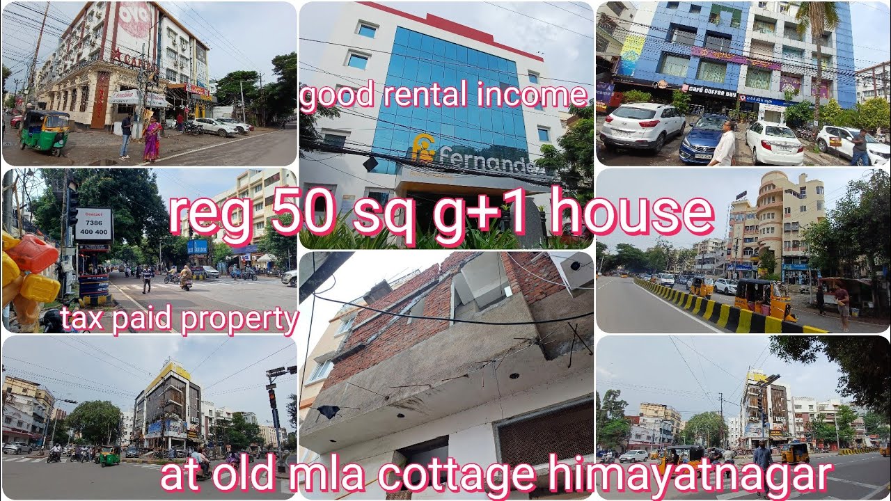 Reg &assisment done 50 sq G+1 HOUSE AT himayatnagar with rental income  con 9030136097 & 9642045152