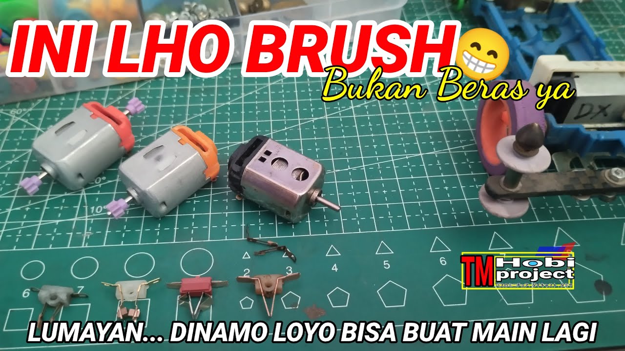 BRUSH DINAMO TAMIYA ADA BERAPA MACAM⁉️ LUMAYAN UNTUK SERVIS MOTOR MINI 4WD 